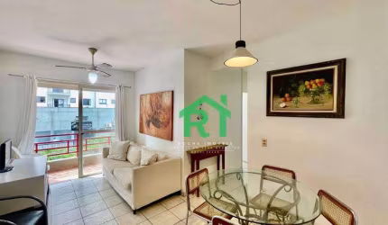 Apartamento com 2 dormitórios para alugar, 59 m² por R$ 2.800,00/mês - Enseada - Guarujá/SP