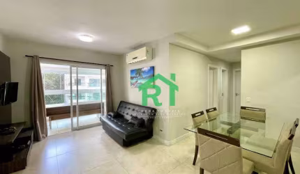 Apartamento Beira Mar, 2 Dormitórios (1 Suíte), 2 Vagas, Área de Lazer, Jardim Astúrias, Guarujá/SP