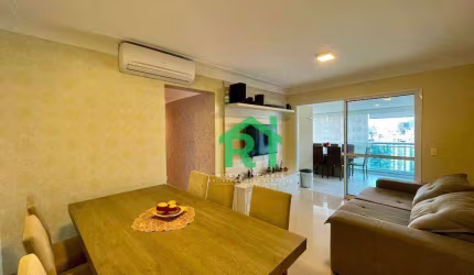 Apartamento com 3 dormitórios, 109 m² - venda por R$ 870.000,00 ou aluguel por R$ 6.400,00/mês - Pitangueiras - Guarujá/SP