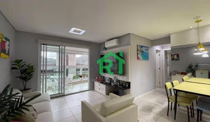 Apartamento com 2 dormitórios, 85 m² - venda por R$ 725.000 ou aluguel por R$ 5.000/mês - Pitangueiras - Guarujá/SP
