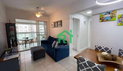 Apartamento com 2 dormitórios, 80 m² - venda por R$ 850.000 ou aluguel por R$ 6.360/mês - Pitangueiras - Guarujá/SP