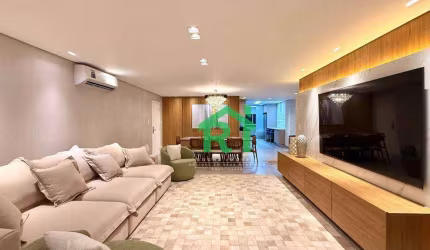 Apartamento à beira mar com 4 dormitórios (3 Suítes), 2 Vagas, Lazer, Pitangueiras, Guarujá/SP