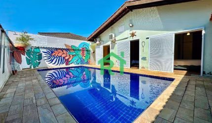 Casa à venda no Condomínio Albamar, 3 Quartos, 2 Vagas, Guarujá SP