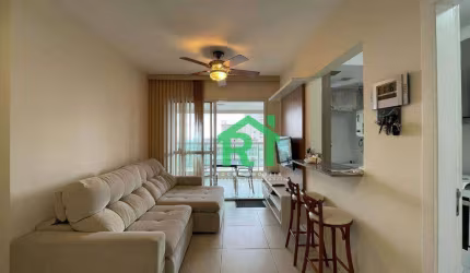 Apartamento com 2 dormitórios para alugar, 85 m² por R$ 6.000,00/mês - Pitangueiras - Guarujá/SP