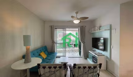 Apartamento com 2 dormitórios, 85 m² - venda por R$ 820.000 ou aluguel por R$ 6.800/mês - Pitangueiras - Guarujá/SP
