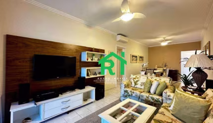 Apartamento beira mar, 2 dormitórios (1 suíte), 2 vagas, lazer, Pitangueiras, Guarujá/SP.