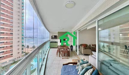Apartamento à venda na Praia das Astúrias, 3 Quartos, 2 Vagas, Vista para o mar, Guarujá SP