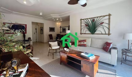 Apartamento com 3 dormitórios para alugar, 115 m² por R$ 5.500/mês - Pitangueiras - Guarujá/SP