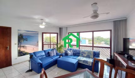 Apartamento à beira mar com 3 Dormitórios, 1 Suítes, sacada, 1 vaga - Enseada - Guarujá/SP