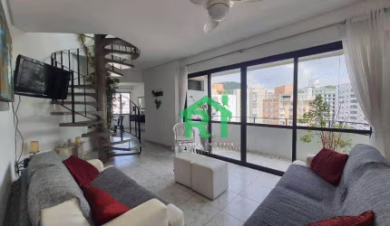 Cobertura Duplex, Pitangueiras, 3 Suítes, 2 Vagas de Garagem, Área de Lazer Privativa, Guarujá/SP.