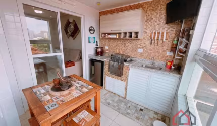 Apartamento com 2 quartos à venda na Avenida Paris - de 1 ao fim - lado ímpar, 575, Canto do Forte, Praia Grande por R$ 680.000