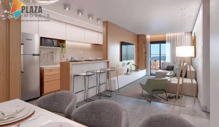 Apartamento com 2 dormitórios à venda, 94 m² por R$ 650.000,00 - Aviação - Praia Grande/SP
