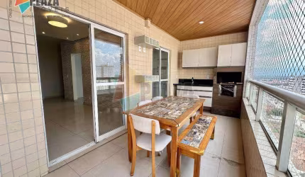 Apartamento com 2 dormitórios para alugar, 90 m² por R$ 3.700,00/mês - Vila Guilhermina - Praia Grande/SP