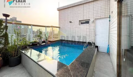 Cobertura à venda, 218 m² por R$ 1.300.000,00 - Tupi - Praia Grande/SP