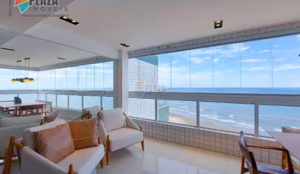 Cobertura 3 dormitórios com 3 suítes  à venda, 143 m² por R$ 1.700.000 - Maracanã - Praia Grande/SP