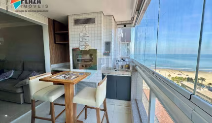 Apartamento com 3 dormitórios à venda, 109 m² por R$ 1.600.000,00 - Canto do Forte - Praia Grande/SP