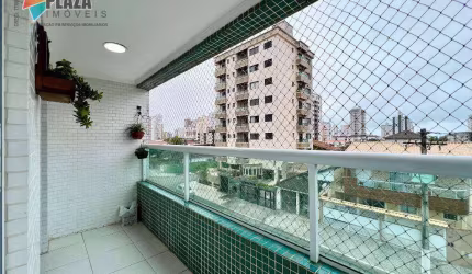 Apartamento com 2 dormitórios à venda, 62 m² por R$ 350.000,00 - Vila Guilhermina - Praia Grande/SP