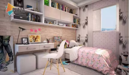 Apartamento com 2 dormitórios à venda, 51 m² por R$ 485.800,00 - Canto do Forte - Praia Grande/SP