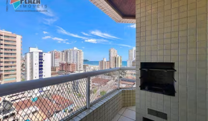 Apartamento com 3 dormitórios à venda, 108 m² por R$ 650.000,00 - Aviação - Praia Grande/SP