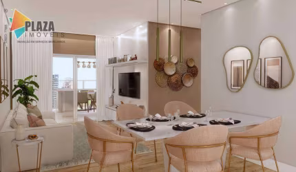 Apartamento com 3 dormitórios à venda, 99 m² por R$ 701.730,00 - Caiçara - Praia Grande/SP
