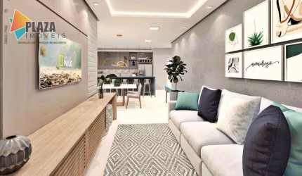 Apartamento à venda, 80 m² por R$ 449.000,00 - Ocian - Praia Grande/SP