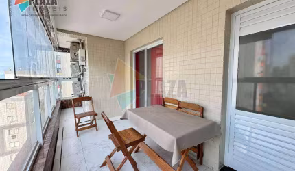 Apartamento com 2 dormitórios para alugar, 92 m² por R$ 3.800,00/mês - Aviação - Praia Grande/SP