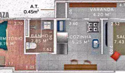 Apartamento à venda, 37 m² por R$ 280.000,00 - Boqueirão - Praia Grande/SP