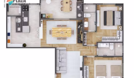 Apartamento à venda, 104 m² por R$ 899.900,00 - Canto do Forte - Praia Grande/SP