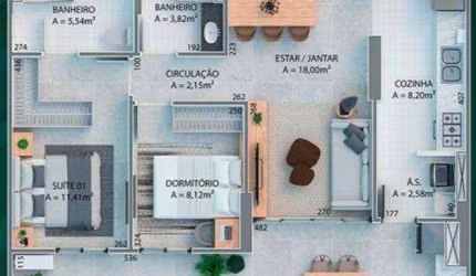 Apartamento à venda, 86 m² por R$ 600.000,00 - Vila Guilhermina - Praia Grande/SP