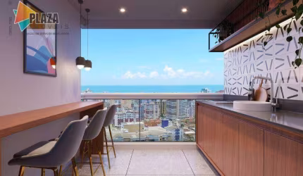 Apartamento com 2 dormitórios à venda, 73 m² por R$ 607.420,00 - Vila Guilhermina - Praia Grande/SP
