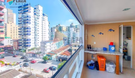 Apartamento à venda, 84 m² por R$ 730.000,00 - Canto do Forte - Praia Grande/SP