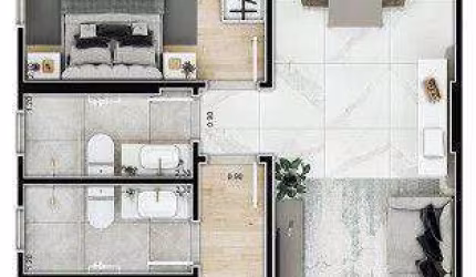 Apartamento com 2 dormitórios à venda, 128 m² por R$ 1.350.000,00 - Boqueirão - Praia Grande/SP