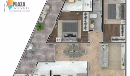 Apartamento com 2 dormitórios à venda, 75 m² por R$ 644.000,00 - Maracanã - Praia Grande/SP
