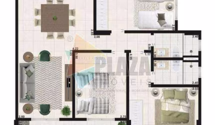 Apartamento à venda, 107 m² por R$ 749.990,00 - Aviação - Praia Grande/SP