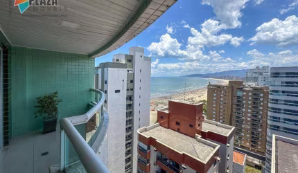 Apartamento com 3 dormitórios para alugar, 195 m² por R$ 8.000,01/mês - Canto do Forte - Praia Grande/SP