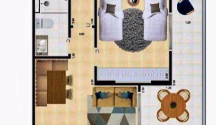 Apartamento com 2 dormitórios à venda, 80 m² por R$ 500.000,00 - Ocian - Praia Grande/SP