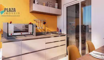 Apartamento com 2 dormitórios à venda, 57 m² por R$ 450.300,00 - Boqueirão - Praia Grande/SP