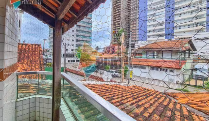 Sobrado 2 dormitórios com 2 suítes 150 metros da praia à venda, 115 m² por R$ 620.000 - Guilhermina - Praia Grande/SP