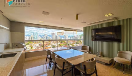 Apartamento com 3 dormitórios à venda, 127 m² por R$ 1.800.000,00 - Canto do Forte - Praia Grande/SP