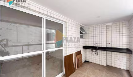 Apartamento para alugar, 77 m² por R$ 3.500,00/mês - Vilamar - Praia Grande/SP