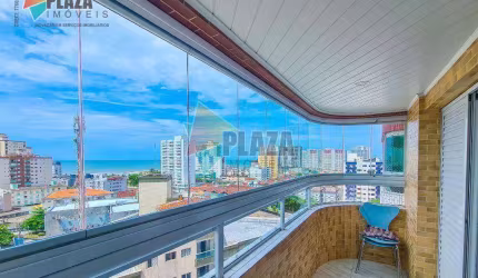Apartamento mobiliado 1 dormitório à venda, 50 m² por R$ 360.000 - Caiçara - Praia Grande/SP