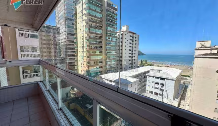Apartamento com 3 dormitórios para alugar, 131 m² por R$ 5.800,00/mês - Canto do Forte - Praia Grande/SP