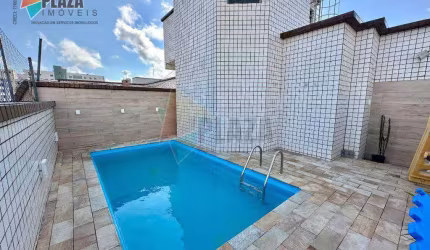 Cobertura com 4 dormitórios para alugar, 252 m² por R$ 11.000,00/mês - Vila Guilhermina - Praia Grande/SP