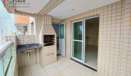 Apartamento com 2 dormitórios para alugar, 78 m² por R$ 3.300,00/mês - Aviação - Praia Grande/SP