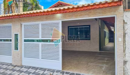 Casa nova 2 dormitórios com 1 suíte  à venda, 110 m² por R$ 585.000 - Maracanã - Praia Grande/SP