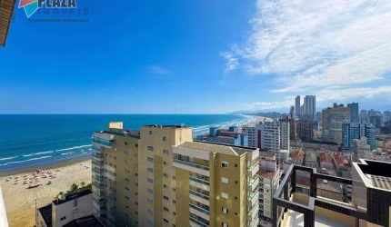 Apartamento Alto Padrão com Vista para o Mar no Canto do Forte – 3 Suítes e Lazer Completo!