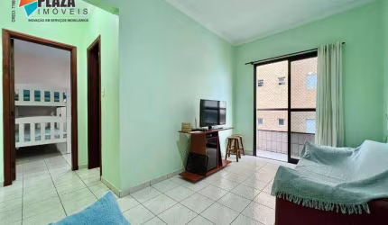 Apartamento com 1 dormitório para alugar, 58 m² por R$ 2.200,00/mês - Aviação - Praia Grande/SP