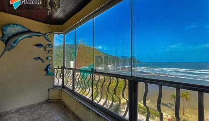 Apartamento Duplex com 4 dormitórios para alugar, 403 m² por R$ 8.000,02/mês - Canto do Forte - Praia Grande/SP