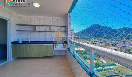 Apartamento com 3 dormitórios para alugar, 129 m² por R$ 6.500,02/mês - Canto do Forte - Praia Grande/SP