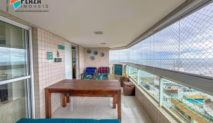 Apartamento com 3 dormitórios à venda, 145 m² por R$ 1.300.000,00 - Canto do Forte - Praia Grande/SP